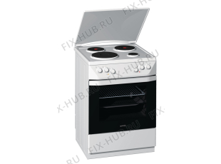 Плита (духовка) Gorenje E63128BW (249836, E21F2-S44M) - Фото